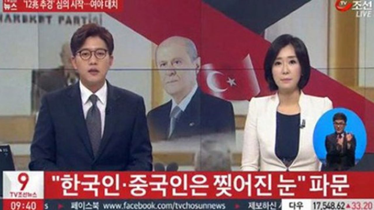Bahçeli'nin 'çekik göz' açıklaması Kore basınında: 'MHP liderinden ırkçı söylemler'