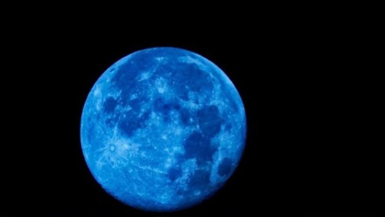 Bir yüzyılda yalnızca 5 sefer gözüken Mavi Ay, bugün kendini gösteriyor