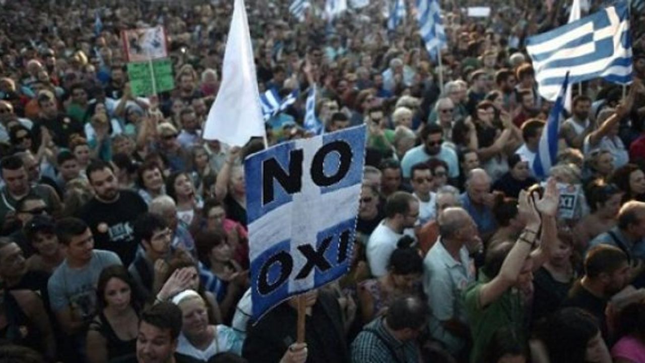 'Yunanistan'daki referandum net bir sınıfsal yarılmayı açığa çıkartabilir'