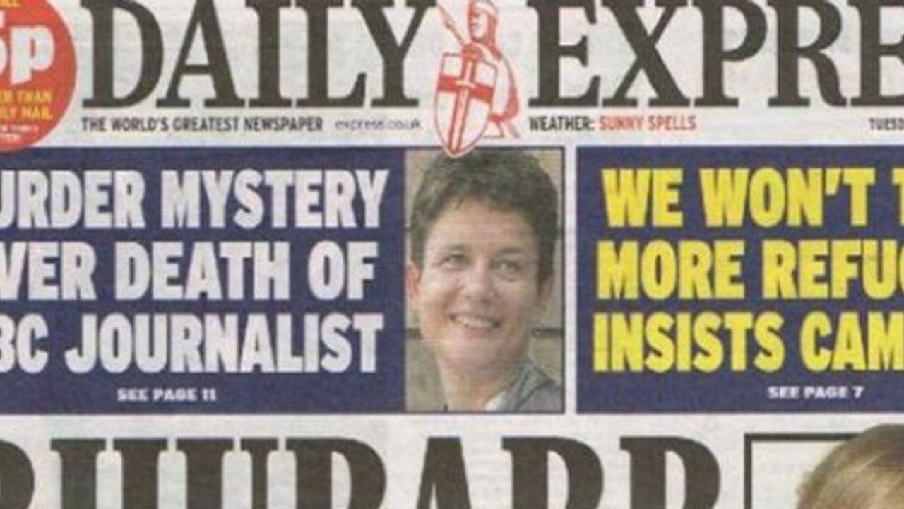 Daily Express: 'Eski muhabir cinayete kurban gitmiş olabilir'