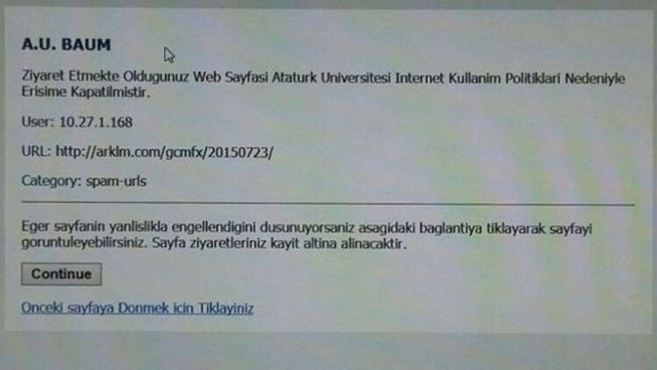 Atatürk Üniversitesi’nin basın özgürlüğüyle imtihanı: Evrensel sitesi engellendi