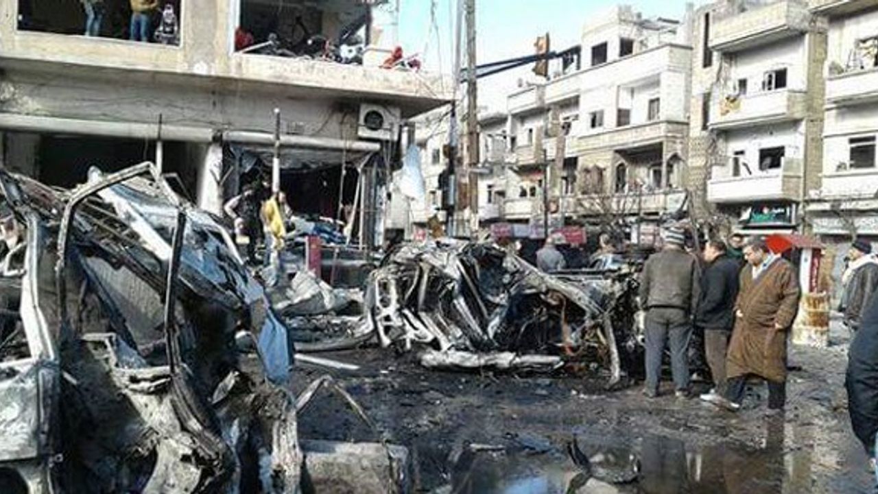Humus'ta çifte saldırı: Çok sayıda ölü ve yaralı var