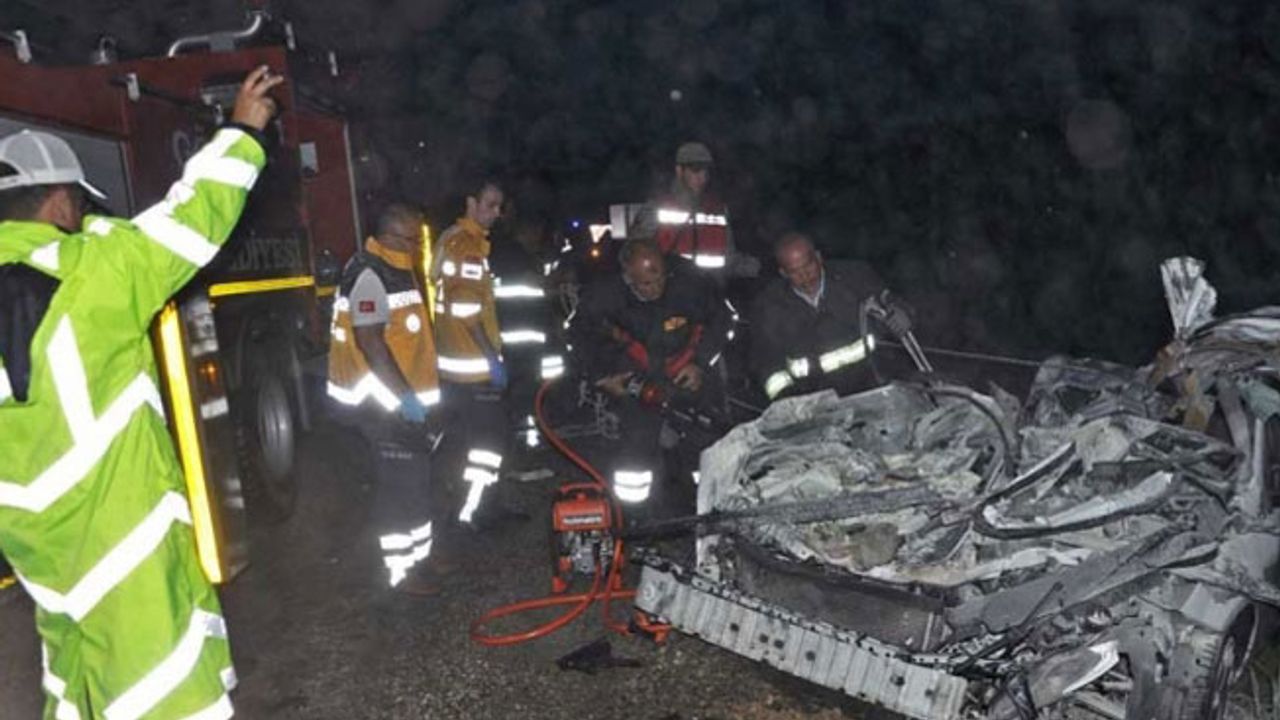 Adıyaman'da trafik kazası: 3 ölü 1 yaralı