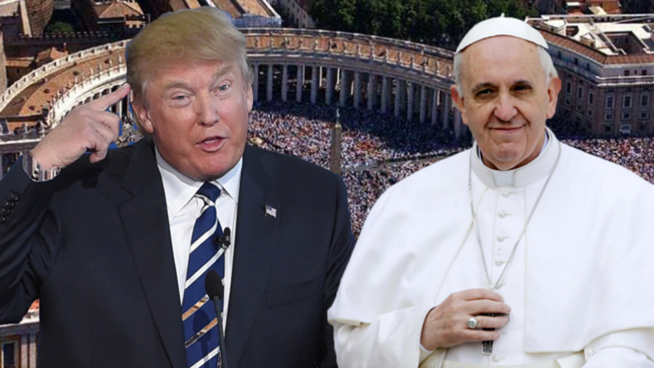Papa, 'Bu adam Hristiyan olamaz' dediği Trump’la buluşacak