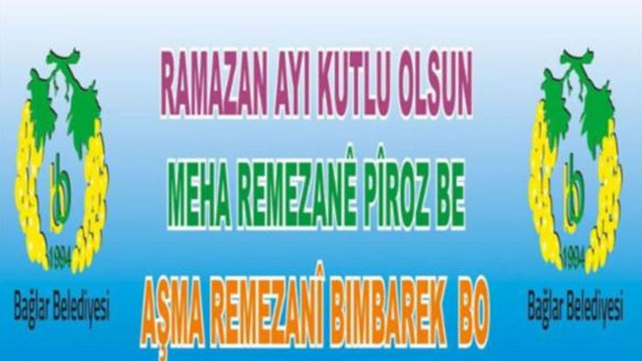 Diyarbakır'da 3 dilli Ramazan afişleri toplatıldı