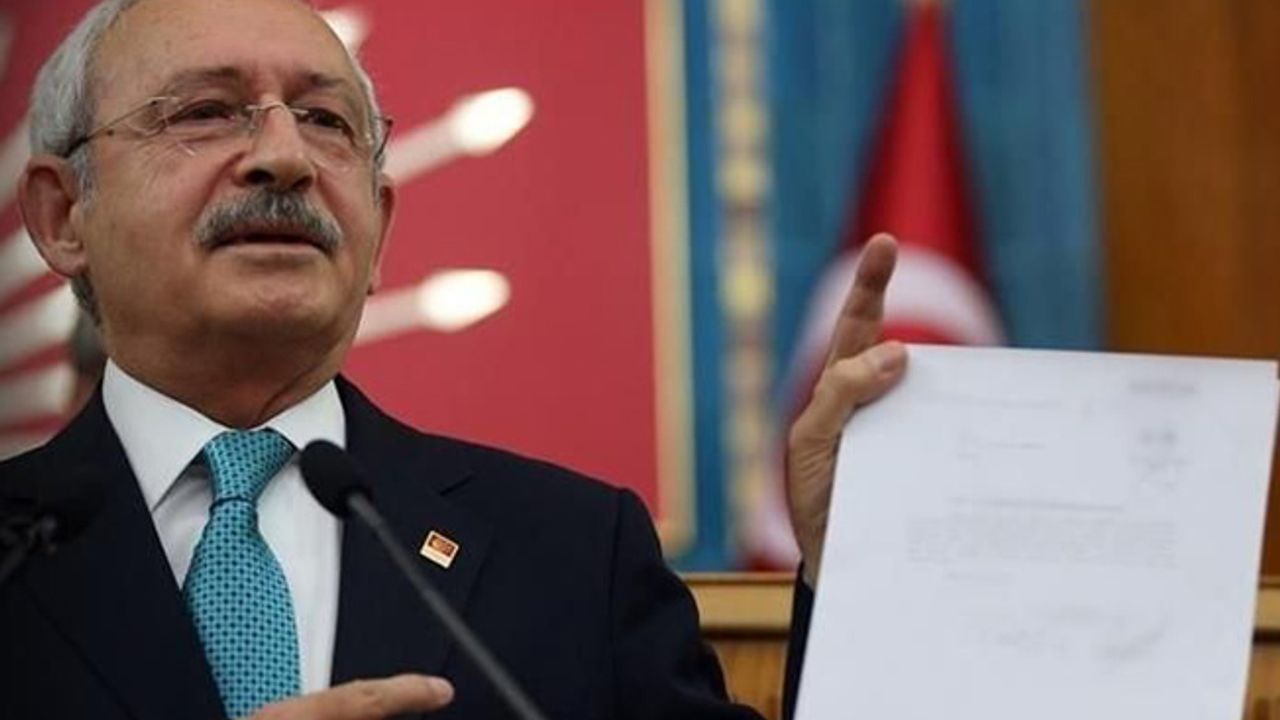 Kılıçdaroğlu Erdoğan'a dekont gösterdi: Haysiyetli bir adamsan gereğini yapacaksın