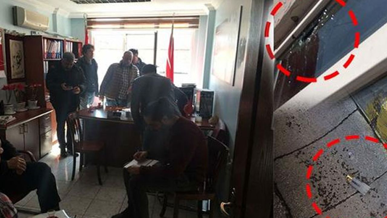 CHP İlçe Başkanlığına pompalı tüfekle saldırı