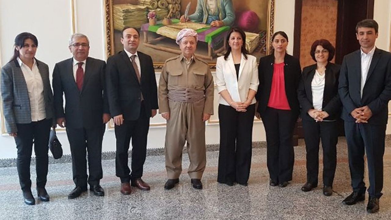 HDP, Erbil'de Barzani ile görüştü