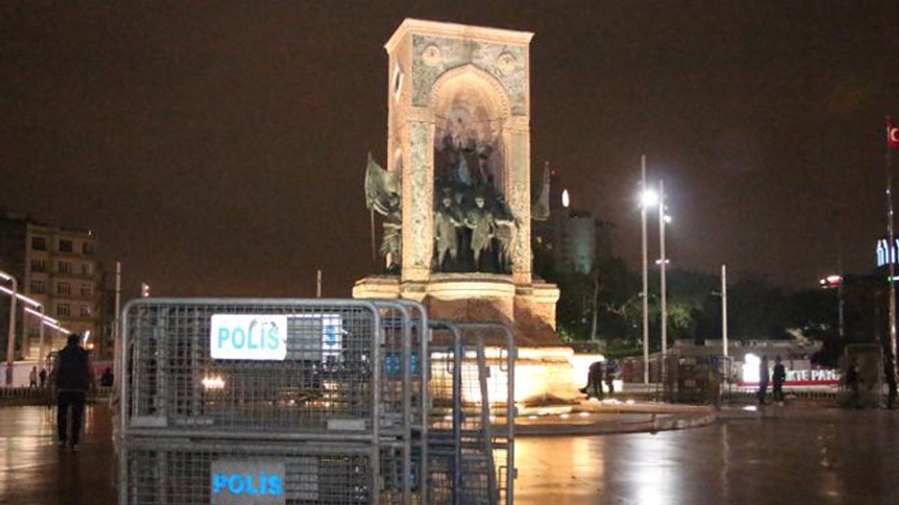 Taksim Meydanı'na 1 Mayıs ablukası