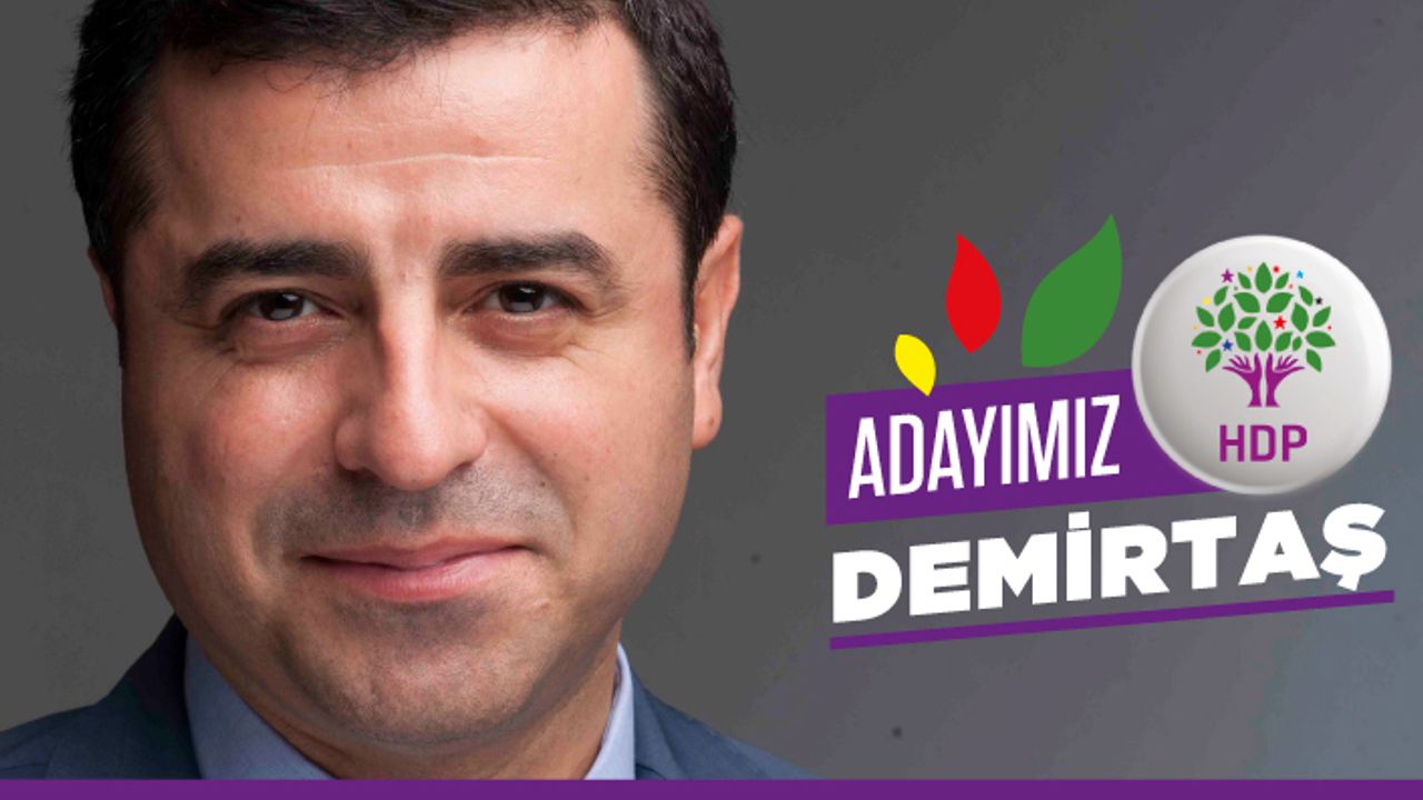 HDP Cuma günü 'Adayımız Demirtaş' diyecek