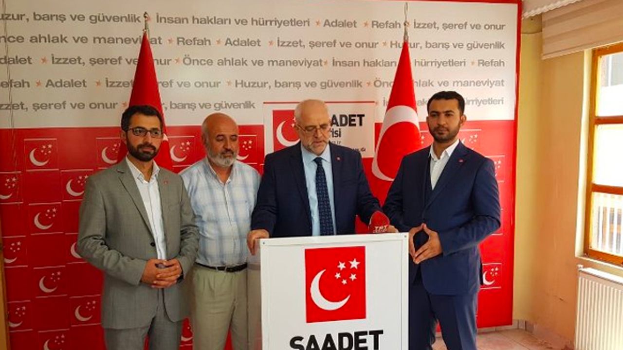Saadet Partisi, Diyarbakır'da mitinge hazırlanıyor