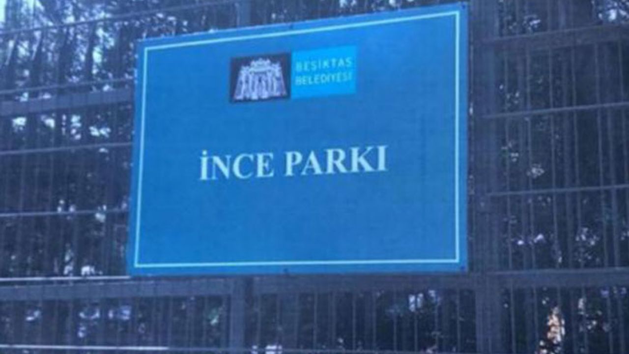 Beşiktaş'ta İnce Parkı tartışması: İYİ Parti itiraz etti