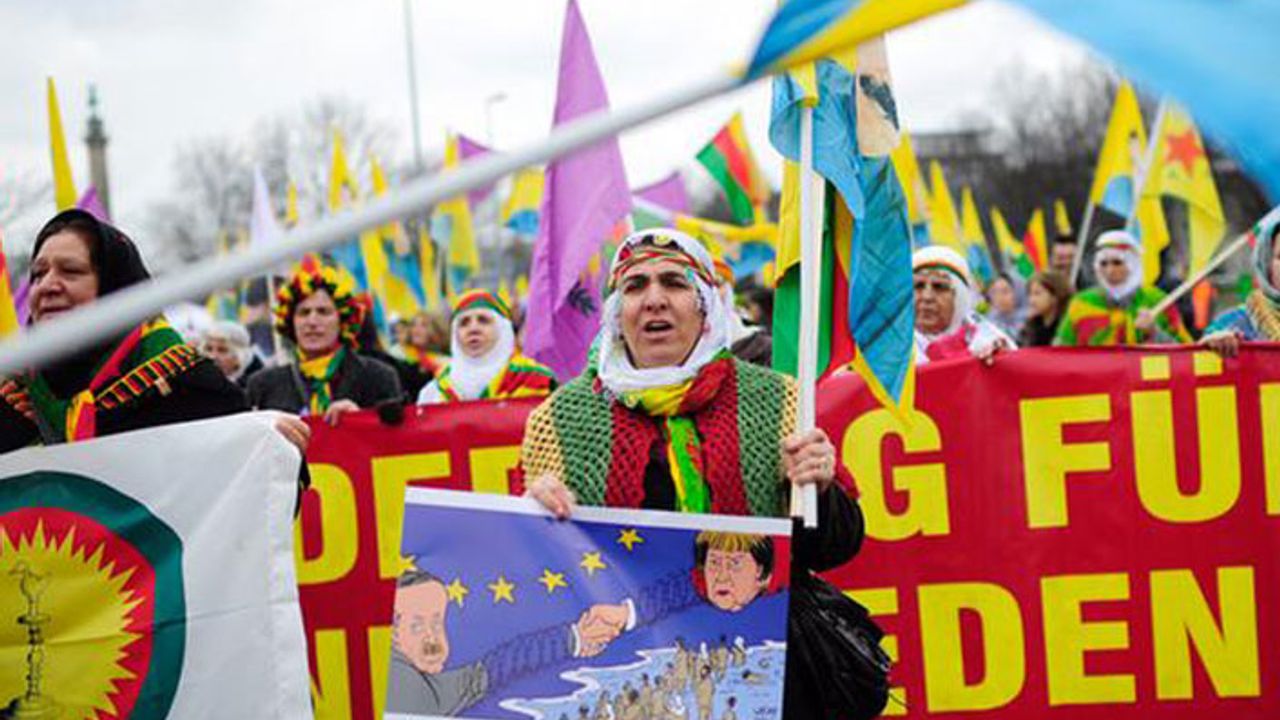 Almanya'daki Kürtlerden Erdoğan'ı protesto hazırlığı
