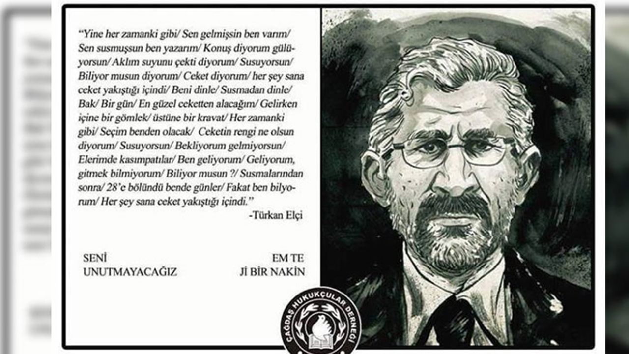 Tahir Elçi afişini kaldıran Antalya Barosu'ndan açıklama