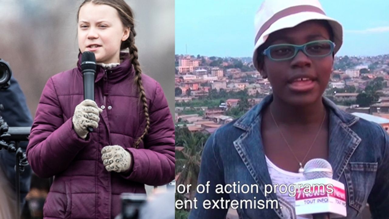 Uluslararası Çocuk Barış Ödülü'nü İsveçli Greta ve Kamerunlu Divina kazandı