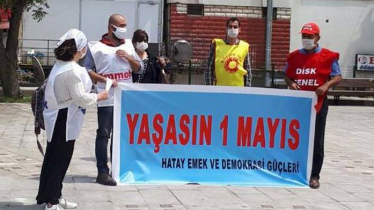 Adana ve Hatay'da emek ve demokrasi güçleri 1 Mayıs'ı kutladı
