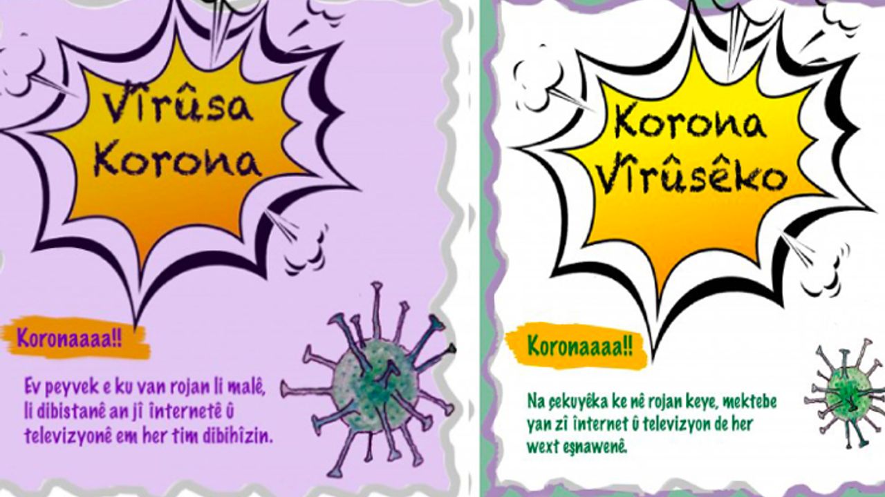 Çocuklar için Türkçe, Kürtçe, Arapça ve Zazaca 'Koronavirüs' videoları