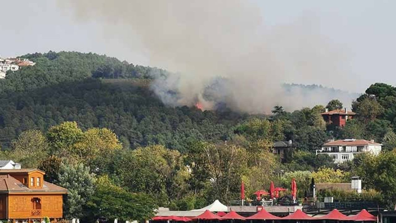 Anadolu Hisarı'nda yangın