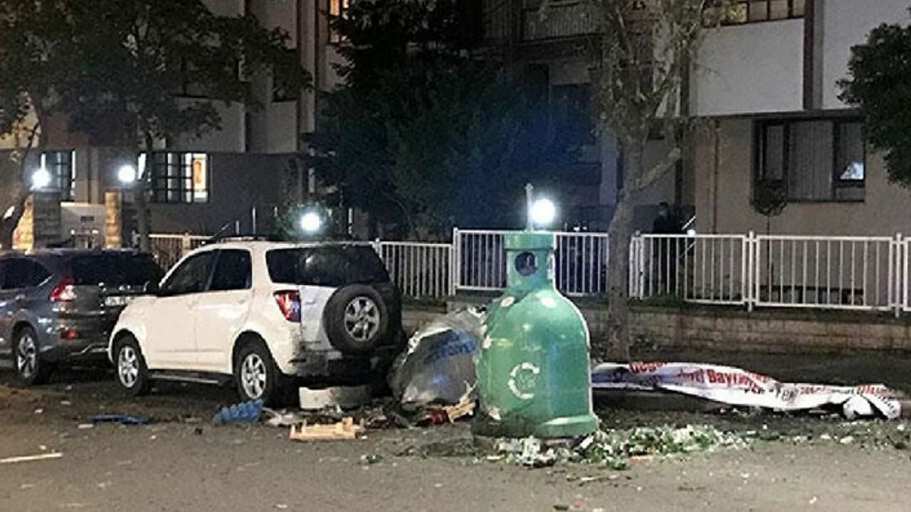 Ataşehir'de çöp konteynerinde patlama