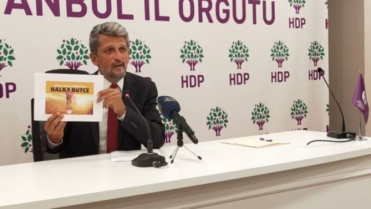 HDP'den AKP'nin bütçe teklifine karşı 'halkın bütçesi'