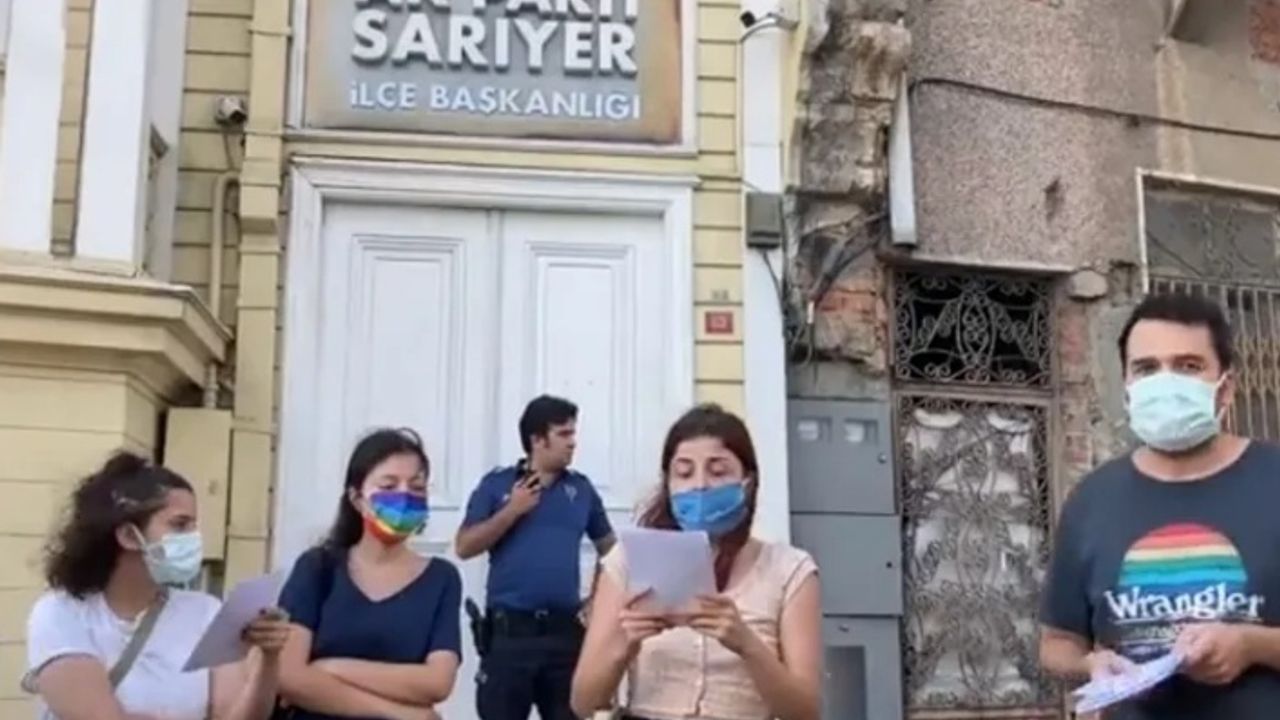 AKP önünde açıklama yapan Boğaziçililer gözaltına alındı