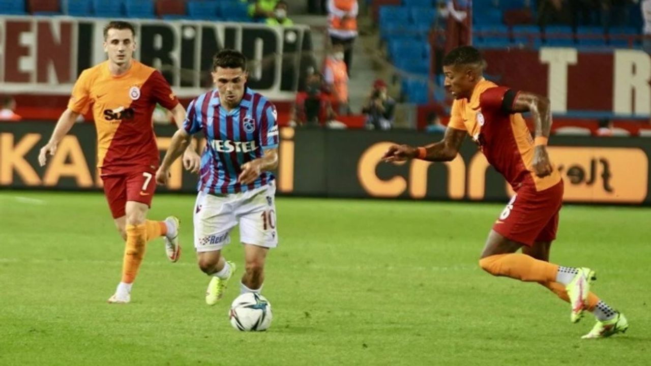 Trabzon Galatasaray maçı bol gollü geçti