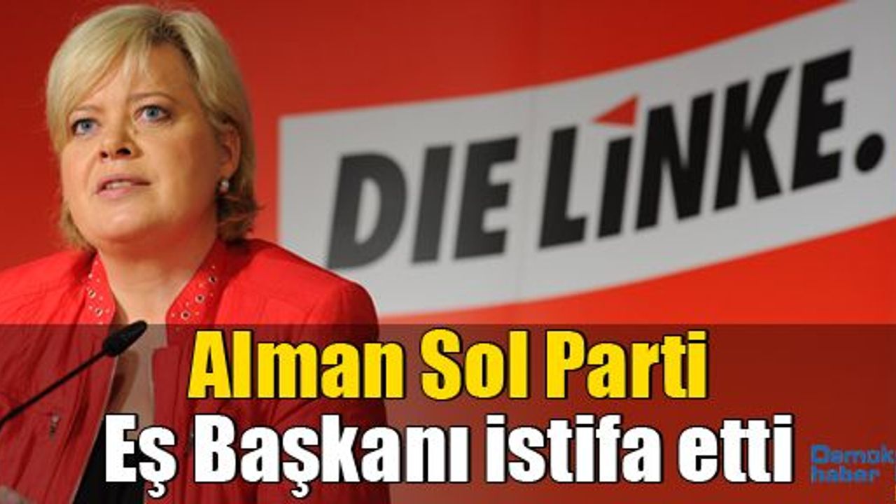 Alman Sol Parti Eş Başkanı istifa etti