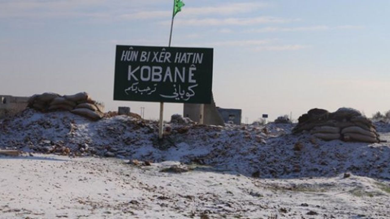 Direnişin 119'uncu gününde Kobani beyaza büründü