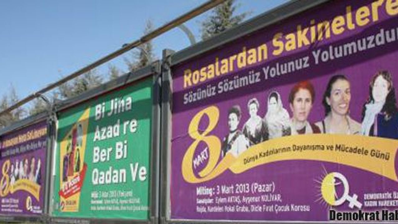 Diyarbakır’da 8 Mart afişleri yasaklandı