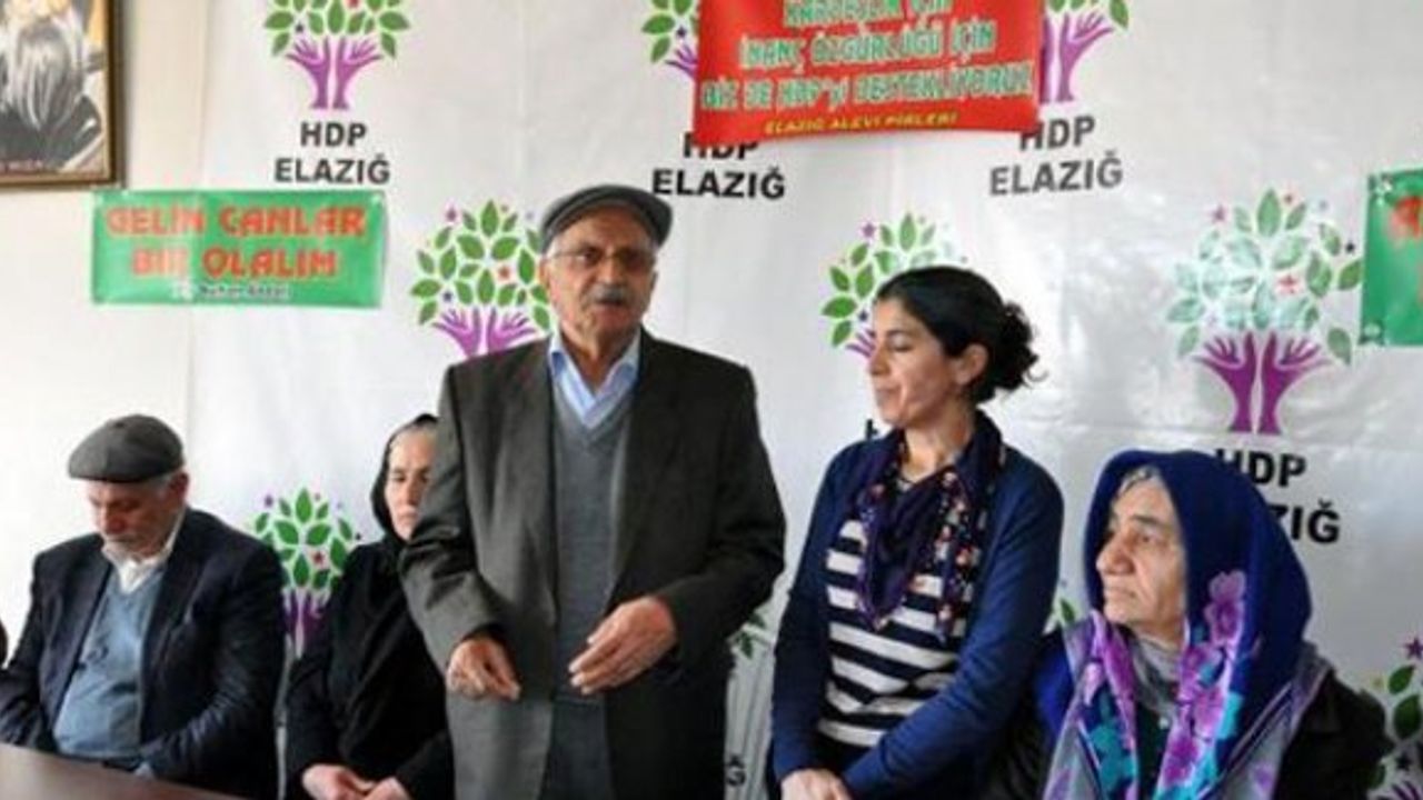 Elazığ'daki Alevi Dedeleri ve Pirleri'nden HDP'ye destek