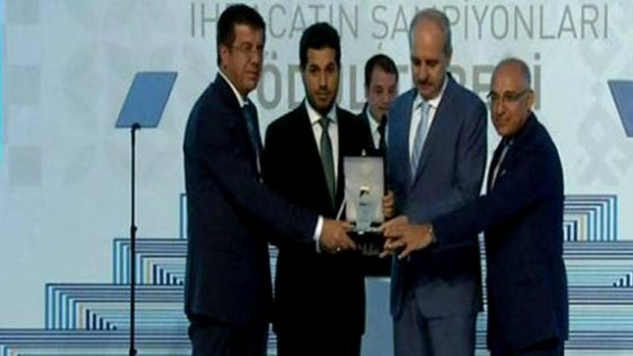 Erdoğan'ın da katıldığı TİM'den Rıza Sarraf'a ihracat ödülü