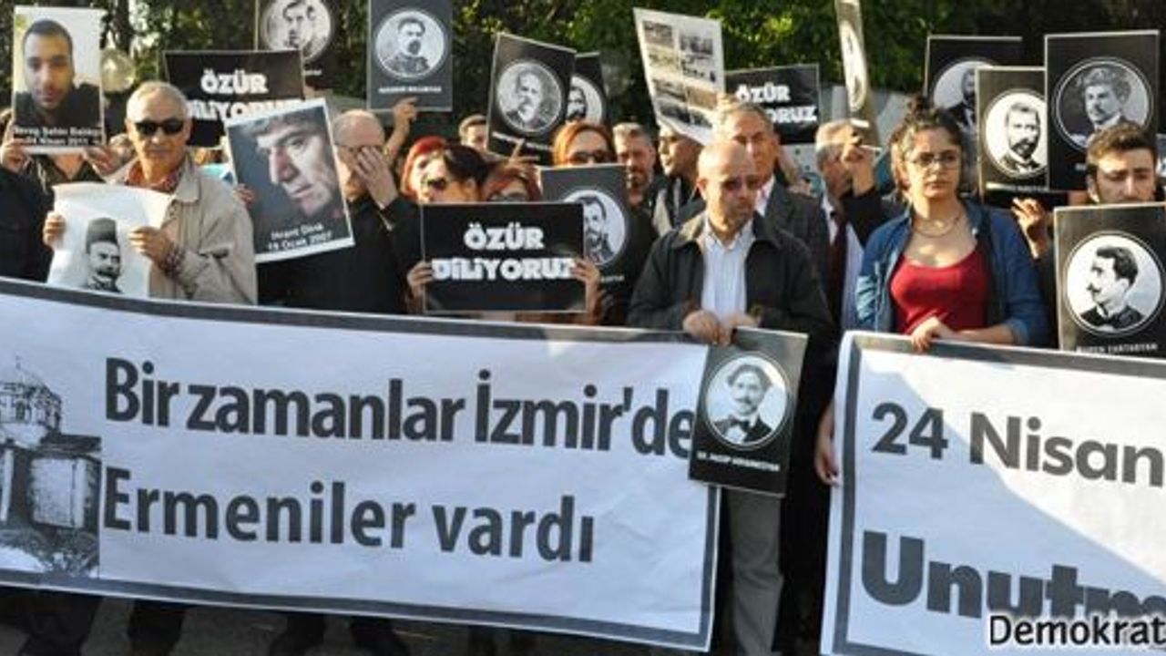 İzmir'deki soykırım anmasına saldırı