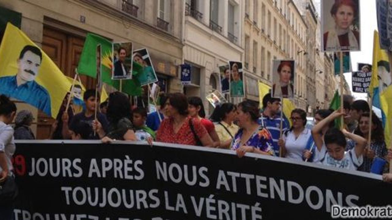  Paris'te adalet eylemi