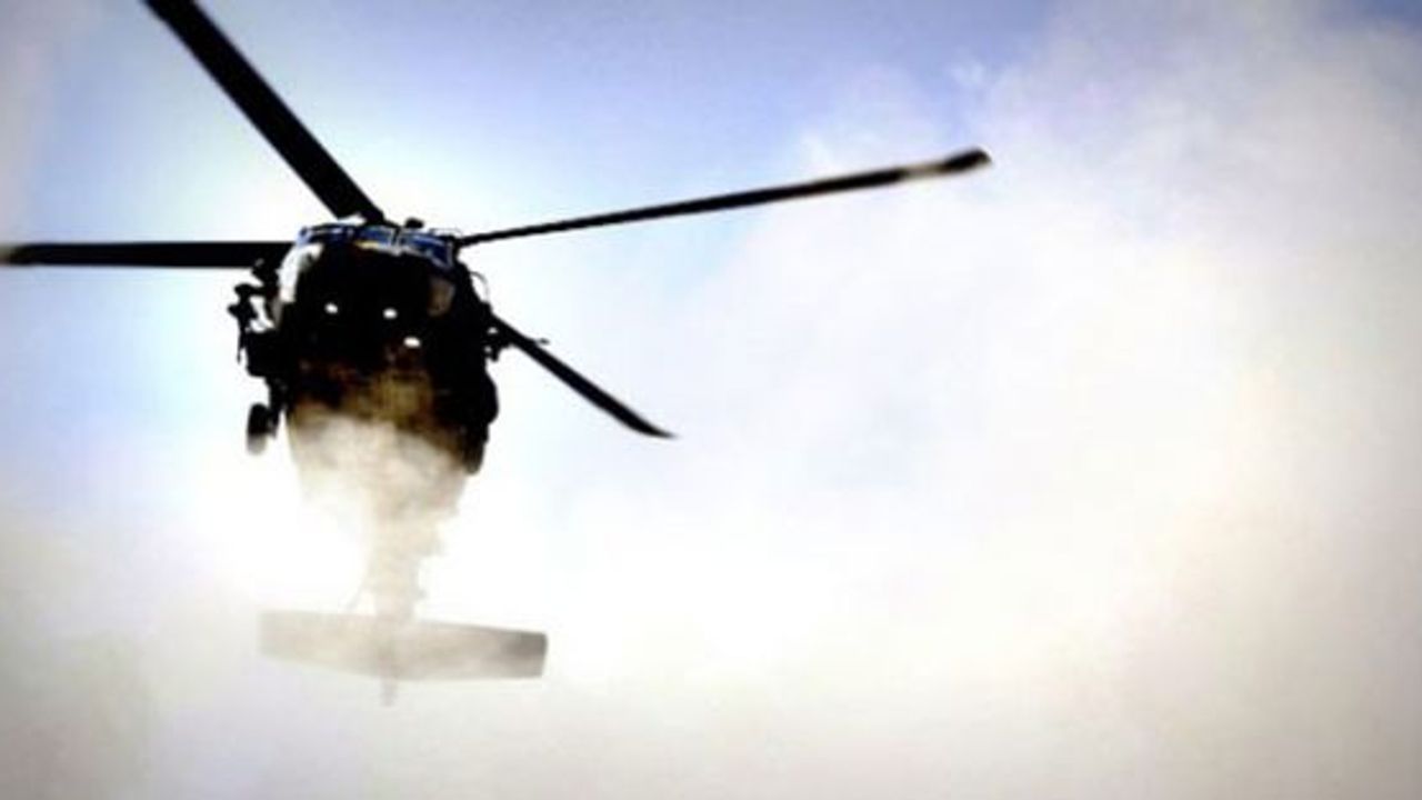  Şengal'de helikopter düştü: 1 ölü, 30 yaralı