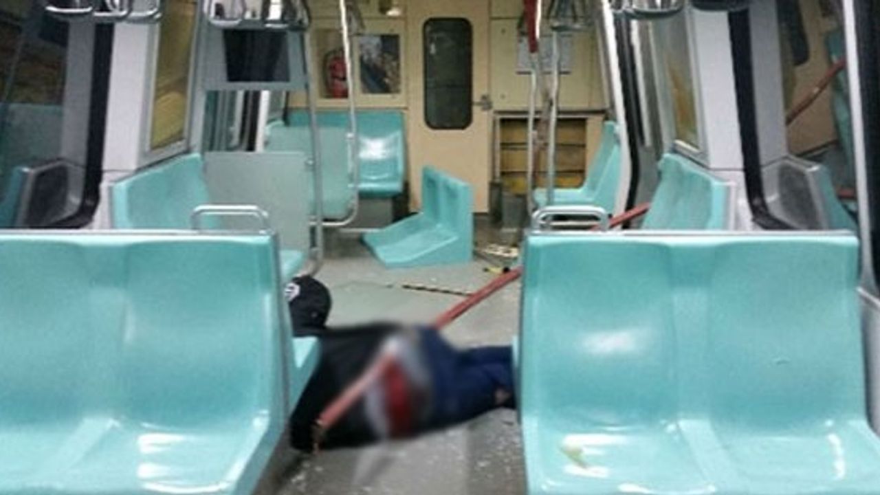 Seyrantepe metroda kaza: Demir parçası yolcuya saplandı