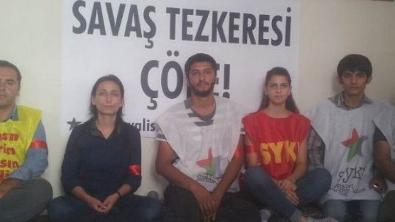 SYKP'den Kobani'ye destek için açlık grevi