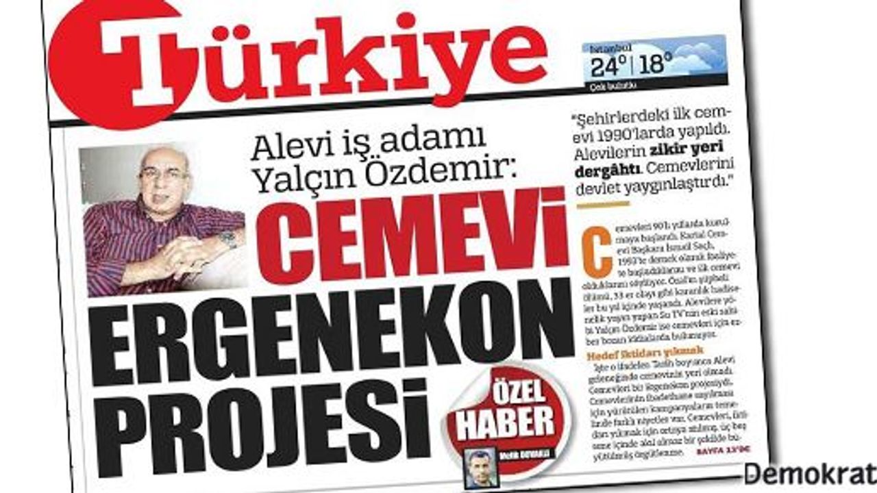 Türkiye gazetesi mezhepçi çıktı