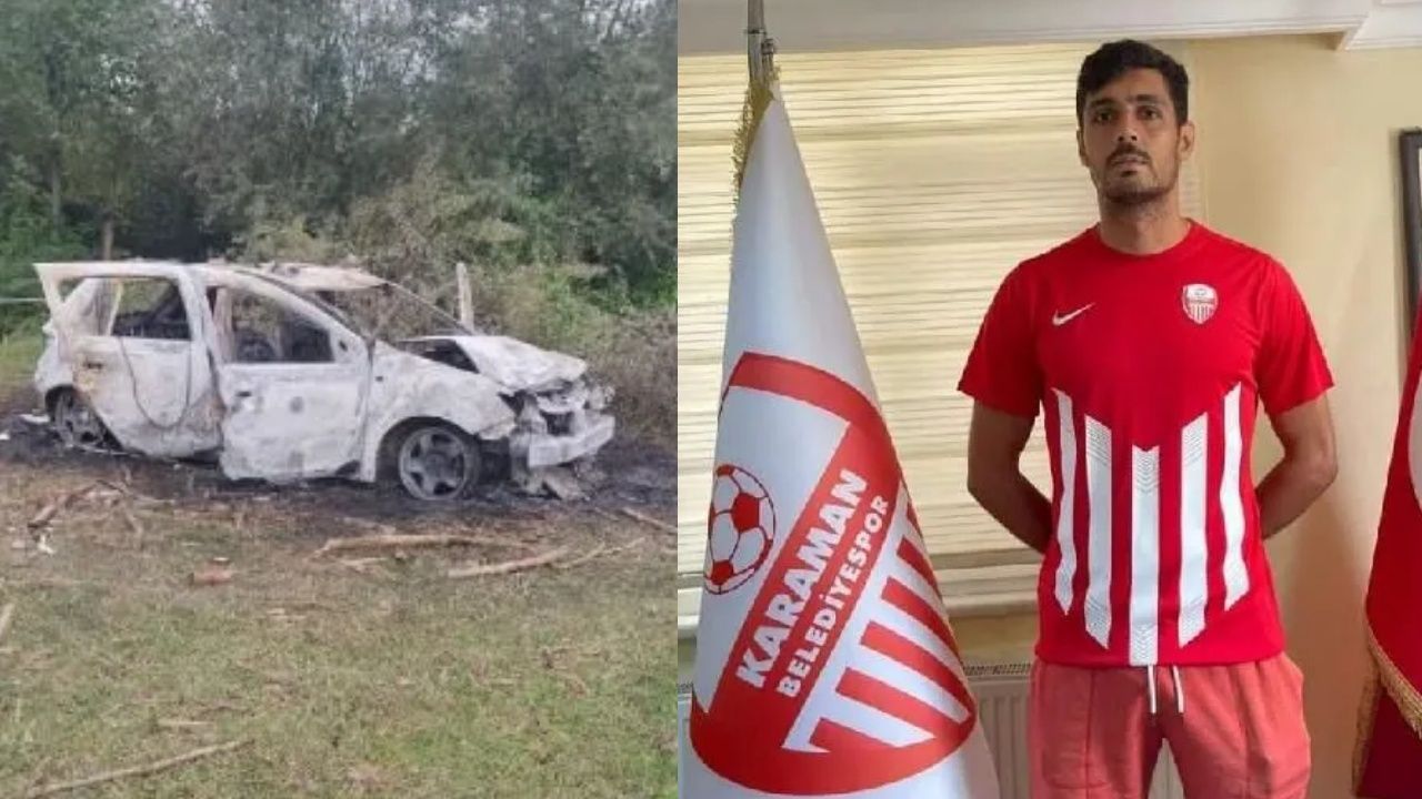 Futbolcu Burak Gündoğdu yanan aracının içinde ölü bulundu