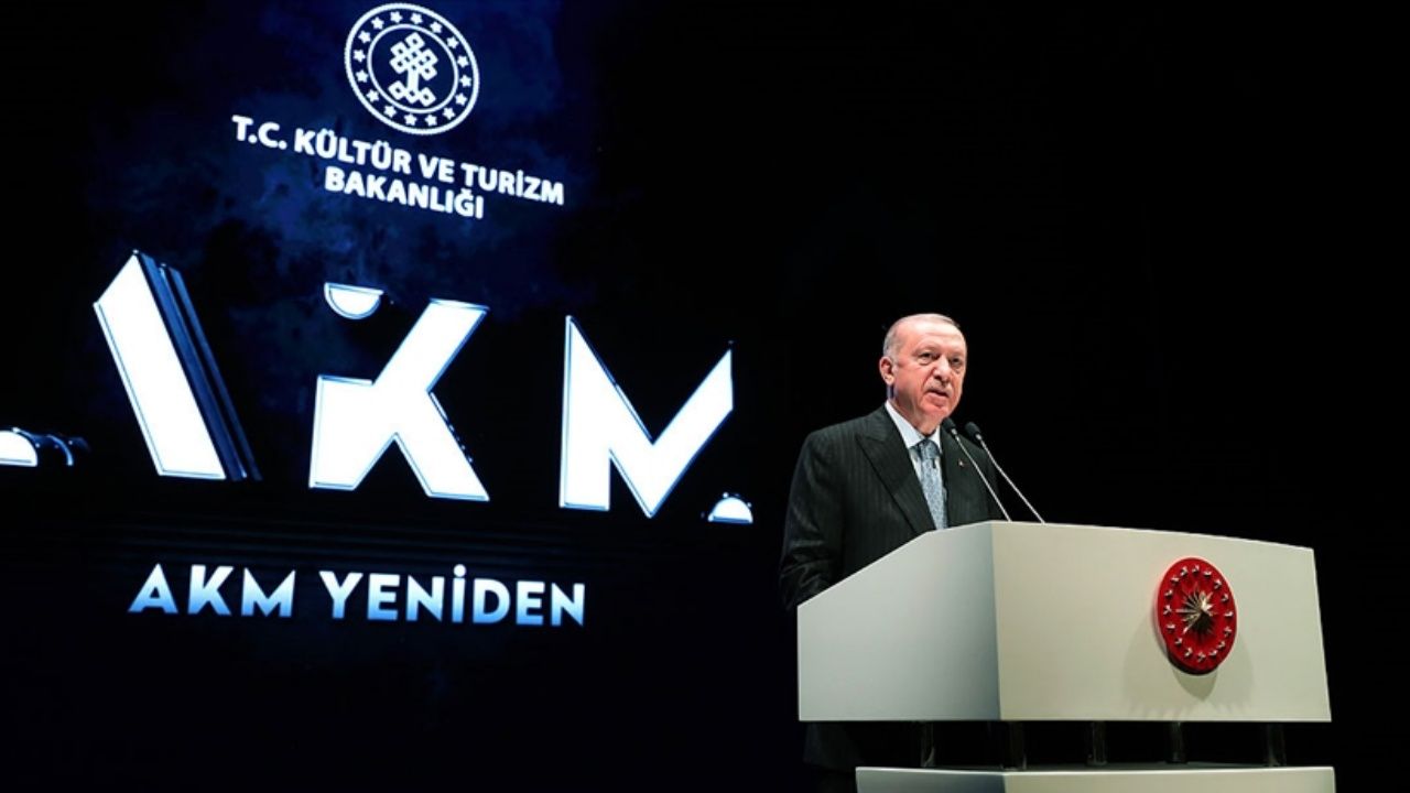 Erdoğan AKM'nin açılışında Gezi'yi hedef aldı: Unutmadık