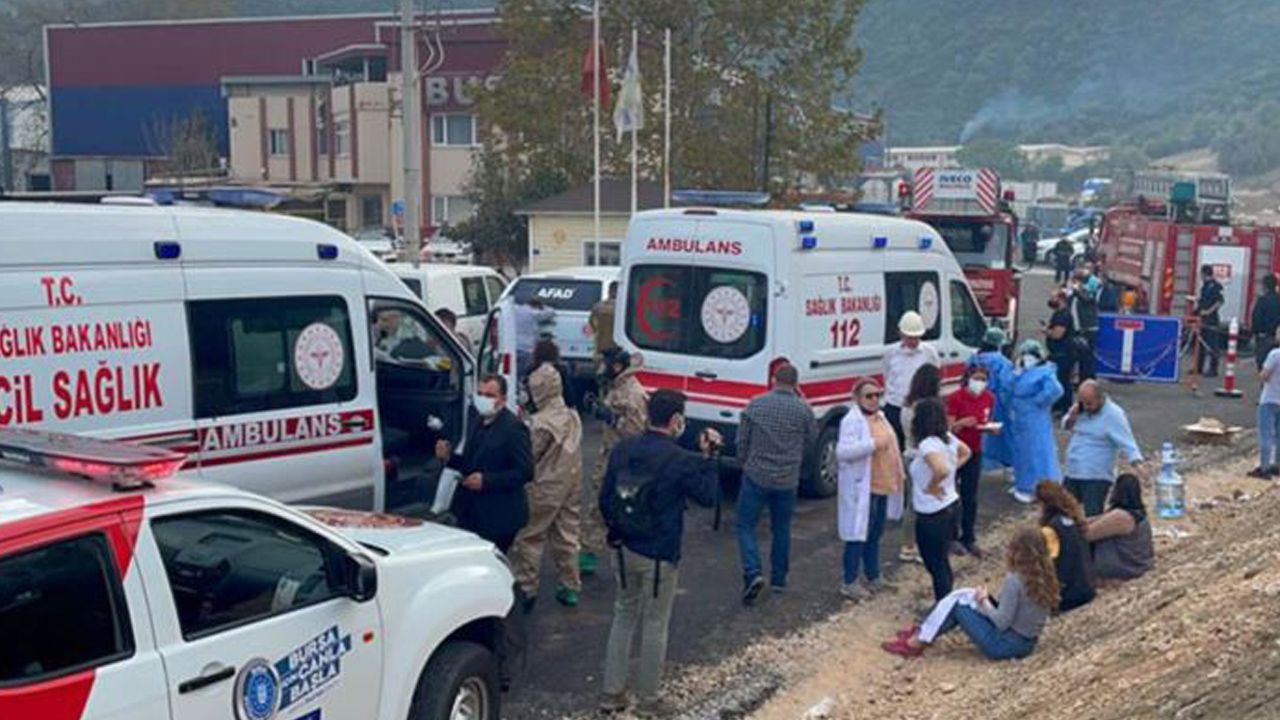 Bursa'da kimya fabrikasında patlama: 1 işçi hayatını kaybetti, 3 işçi yaralandı