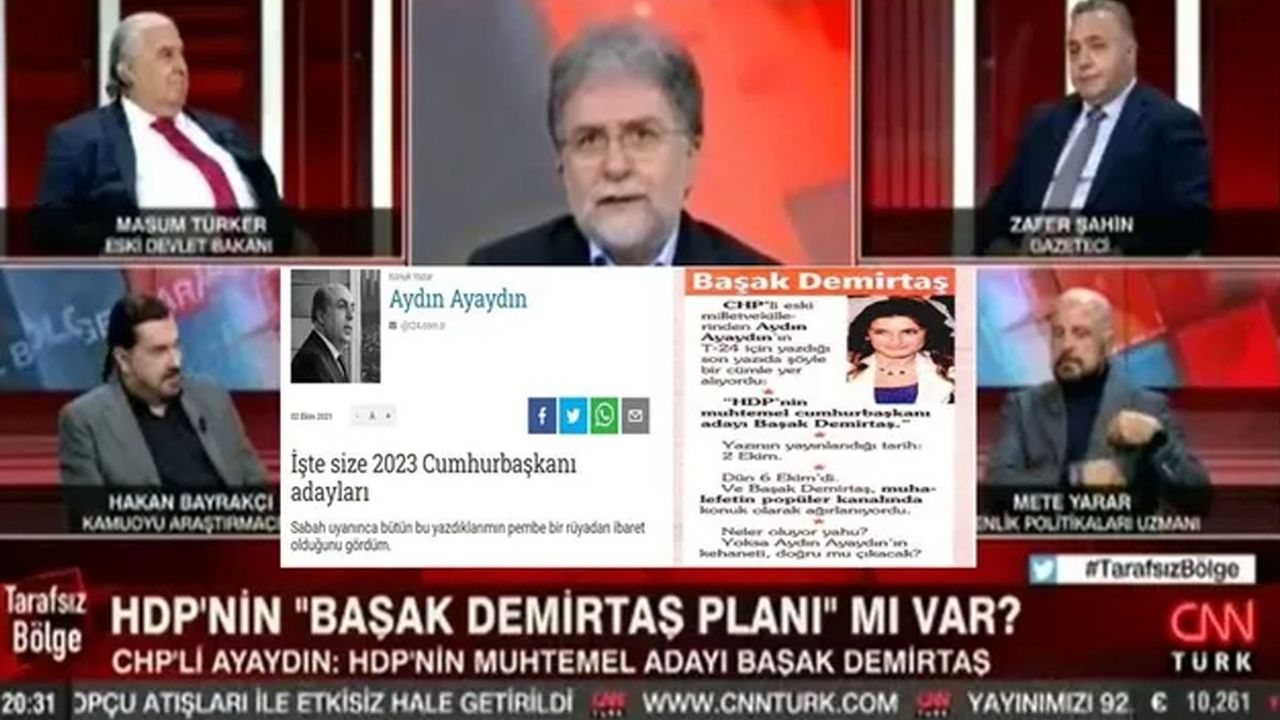 Faruk Bildirici: Ahmet Hakan,  CHP'li Ayaydın'ın 'rüya'sını gerçek sandı