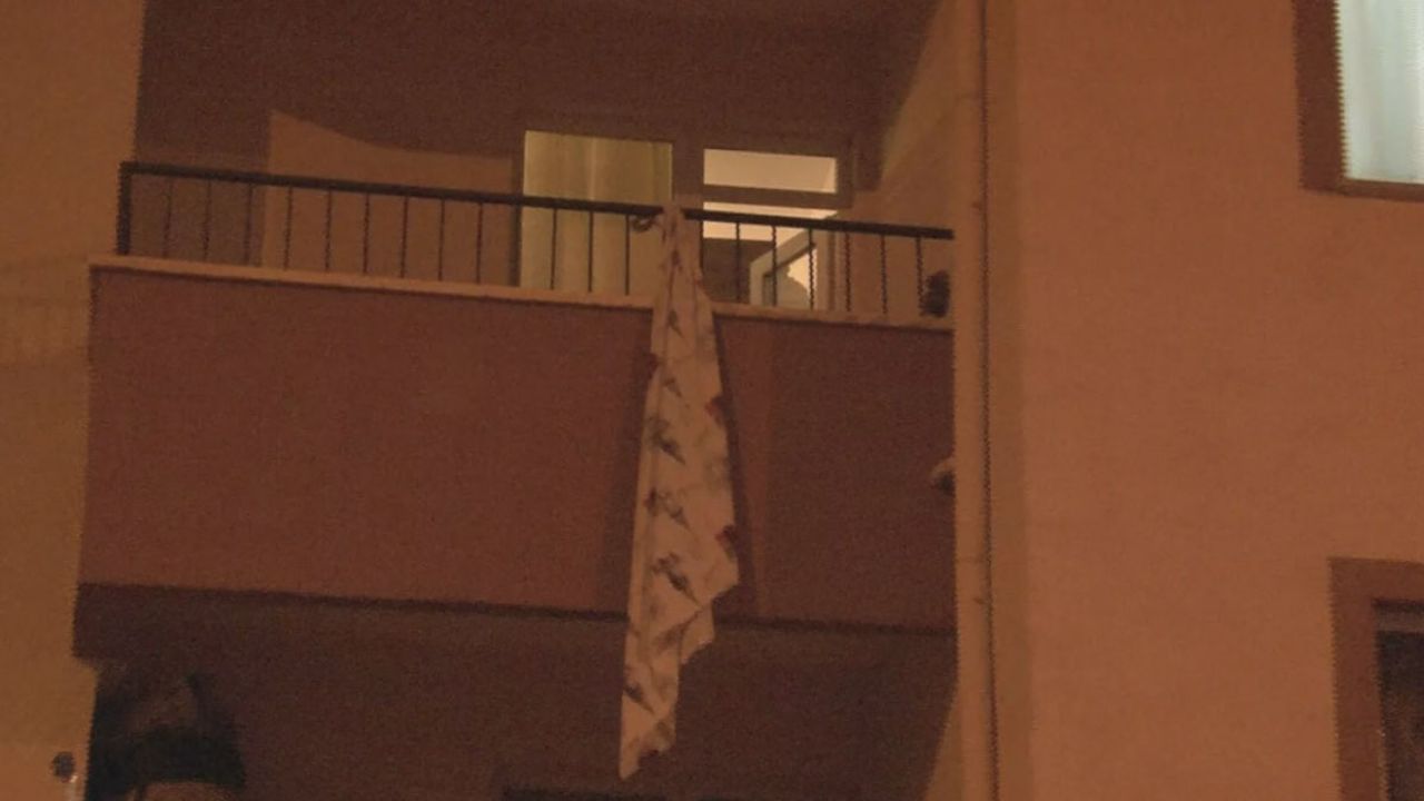 Eşinin şiddetinden kaçmak için astığı çarşafla balkondan kaçmaya çalışan kadın, ağır yaralandı