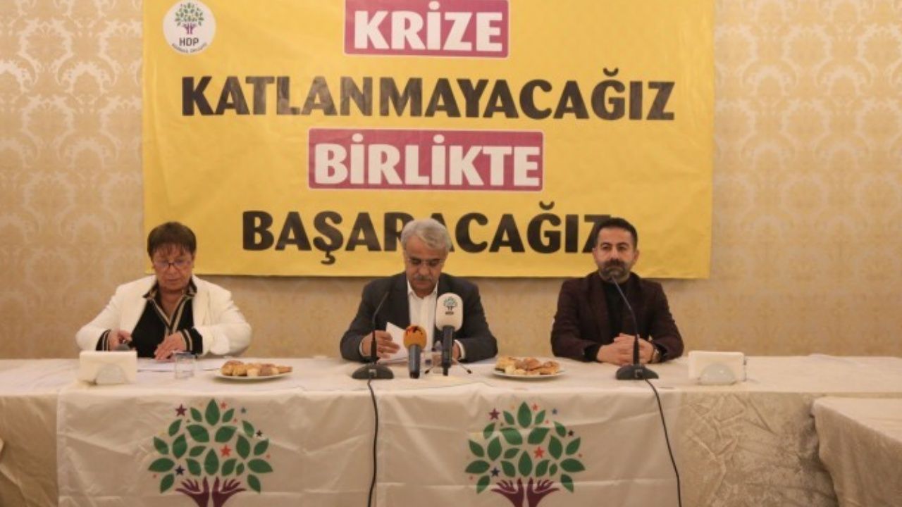 HDP Eş Genel Başkanı Sancar: Çıkış yolumuz en geniş demokratik ittifakı oluşturmaktır