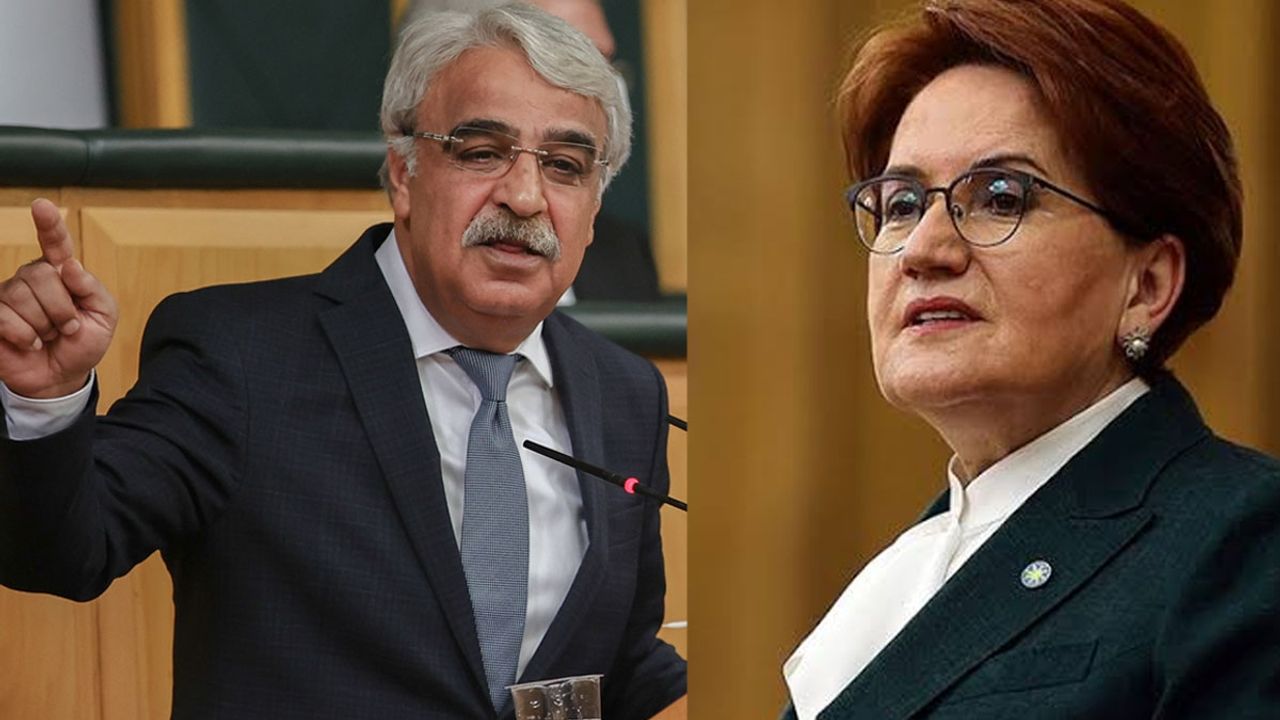 Mithat Sancar'dan, 'HDP'yi PKK'nın yanında konumlandırıyoruz' diyen Meral Akşener'e yanıt