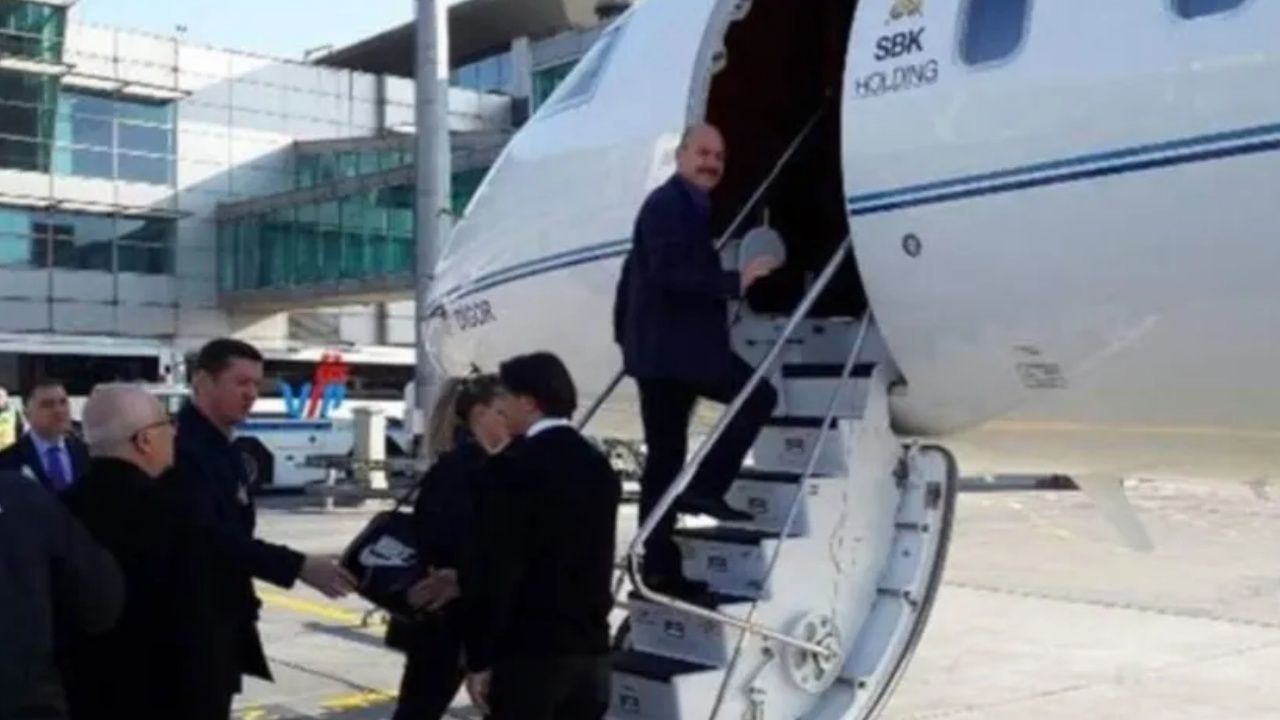 Süleyman Soylu'nun SBK uçağına binerken fotoğrafı ortaya çıktı