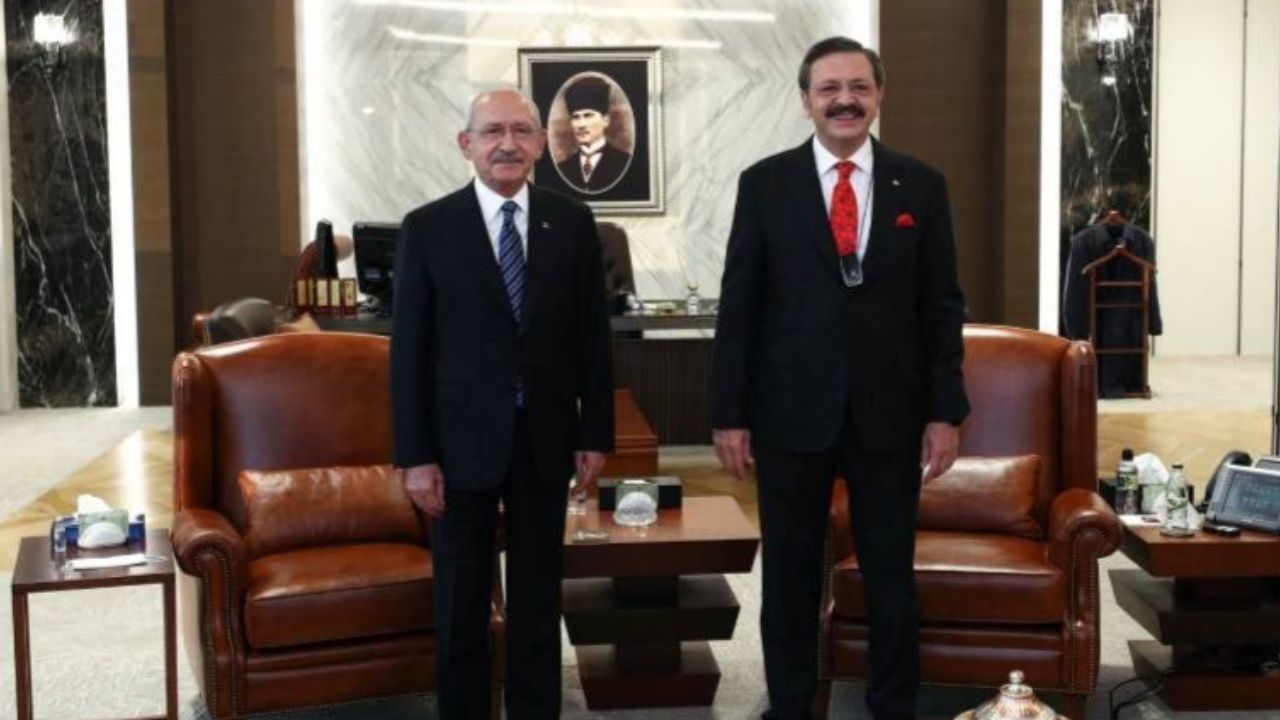 Kılıçdaroğlu, TOBB Başkanı Hisarcıklıoğlu ile görüştü