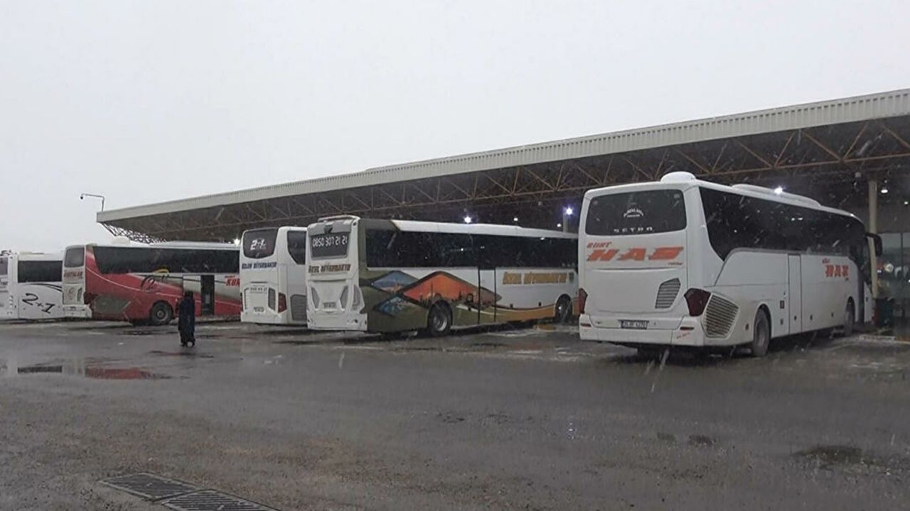 Diyarbakır'da otobüs seferleri durduruldu
