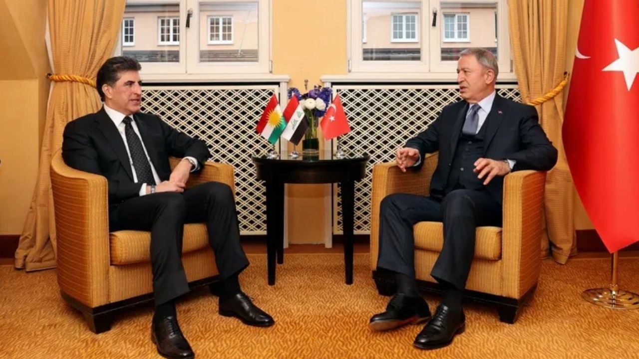 Hulusi Akar, IKBY Başkanı Barzani'yle görüştü