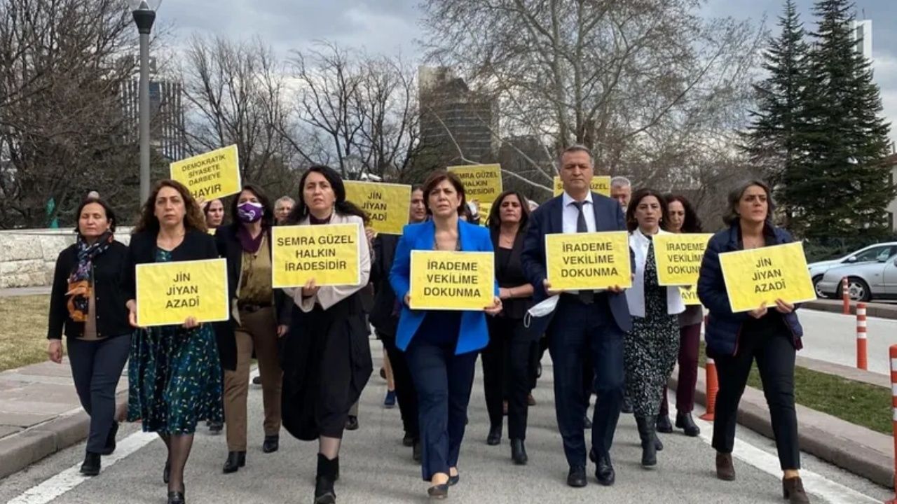 HDP'den Meclis'te dokunulmazlık yürüyüşü