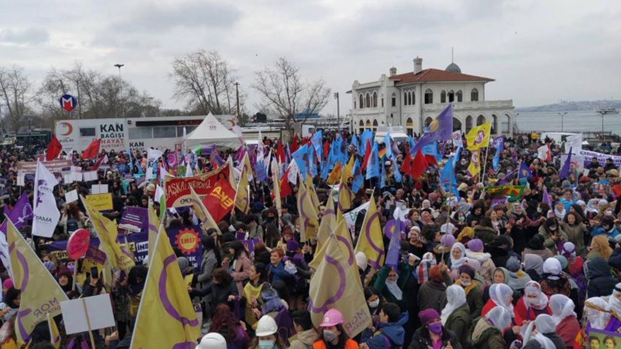 İstanbul'da 8 Mart Büyük Kadın Buluşması